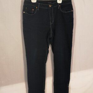 Max Ladies Dark Wash Blue Jeans